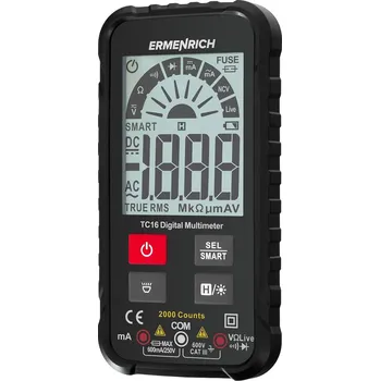 Multimetr Digitální multimetr Ermenrich Zing TC16