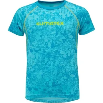 Dětské termoprádlo Dětské funkční triko Klimatex DURTE 110 Světle modrá, Světle zelená