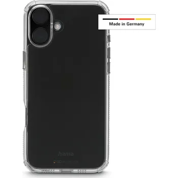 Pouzdro na mobilní telefon Hama Extreme Protect, kryt pro Apple iPhone 16 Plus, materiál D3O®, nežloutne, průhledný