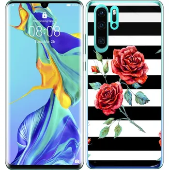 Pouzdro na tablet VSECHNONAMOBIL 17737 MY ART Ochranný obal Huawei P30 Pro BLACK AND WHITE (034)