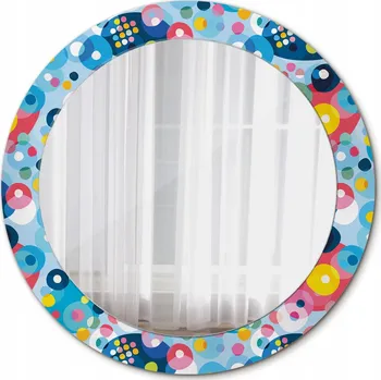 Zrcadlo Zrcadlo do Koupelny v Rámu Barevná kola 70cm