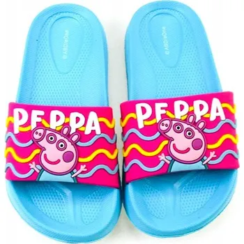 Dívčí obuv PANTOFLE PEPPA PIG 3D em 845 tyrkysové Velikost: 25-26