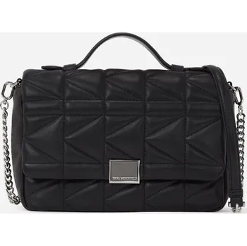 Kabelka CROSSBODY KARL LAGERFELD K/KUILT TOP HANDLE CROSSBODY BLACK-NICKEL