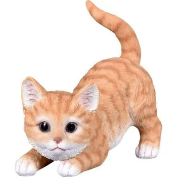 Zahradní dekorace NOHEL GARDEN Kotě 10x19x18cm, zrzavé, polyresin