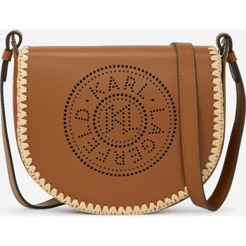 Kabelka KABELKA KARL LAGERFELD K/CIRCLE SADDLE RAFFIA WHIP NATURAL-TAN