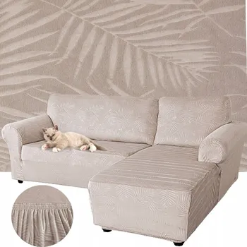 Napínací potah Domidekor Potah na pohovku béžový