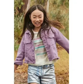 Dívčí bunda Dětská bunda Mayoral fialová barva, 6406 6406.8E.Junior.PPYA 40X, vel. 128