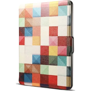 Pouzdro na tablet VSECHNONAMOBIL 48354 ART Zaklápací obal Amazon Kindle Paperwhite 3 / 2 / 1 CUBE
