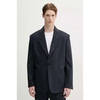 Dámské sako Vlněné sako MSGM 3840MG03.257127 námořnická modř 59X, vel. 48