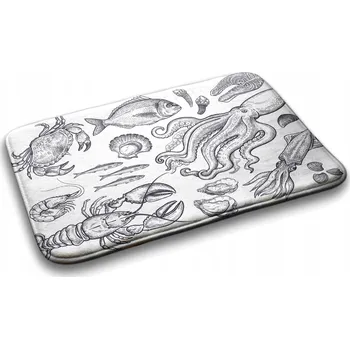 Koupelnová předložka Protiskluzová koupelnová předložka Mořská zvířata