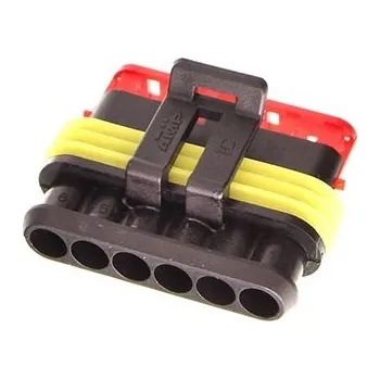 Auto elektroinstalace Kryt konektoru AMP TYCO SUPERSEAL 6-pin IP67 HERTH+BUSS ELPARTS