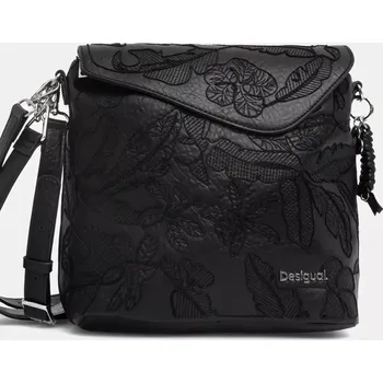 Městský batoh Batoh Desigual JOLIE JERSEY dámský, černá barva, malý, s aplikací, 25SAKP48 99X, vel. ONE SIZE