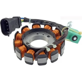 Auto elektroinstalace STATOR (VINUTÍ) MAGNETICKÉHO KOLA MOTO. APRILIA/PIAGGIO 4T 50CC 12 PÓLŮ 833632 24 635 0082 RMS