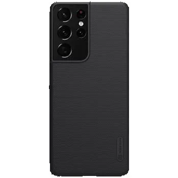 Pouzdro na mobilní telefon Nillkin Super Frosted Zadní Kryt pro Samsung Galaxy S21 Ultra Black