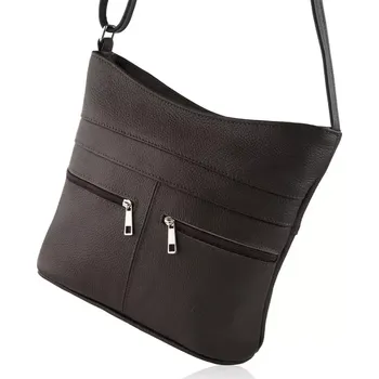 Dámská kožená kabelka PAOLO Z53 (Velká kožená dámská kabelka přes rameno )