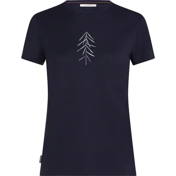Dámské tričko Dámské triko Icebreaker W Merino 150 Tech Lite SS Tee Lancewood Velikost: S / Barva: tmavě modrá