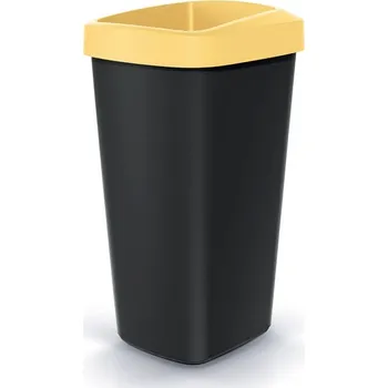 Odpadkový koš Odpadkový koš COMPACTO DROPIN černý/světle žlutý, varianta 45 l