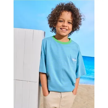 Dětská móda Sinsay - Tričko s krátkým rukávem - světle modrá - 199DR-50X - 199DR-50X-140