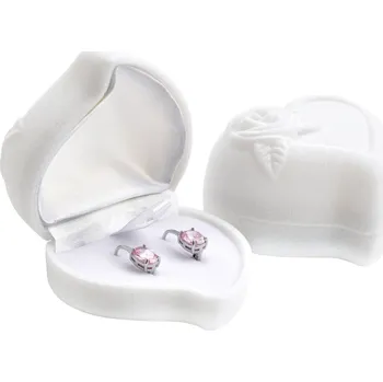 Náušnice Šperky4U Dárková krabička na náušnice nebo snubní prsteny - KR0019-WH