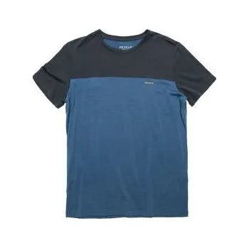Devold Classic Linear Tee Men 284C INK/FLOOD modrá XL