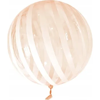 Balónek Bezbarvý kulatý balónek 1 ks