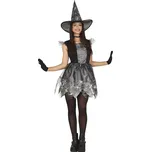 Kostým čarodějnice, stříbrný - Pro věk 14-16 let