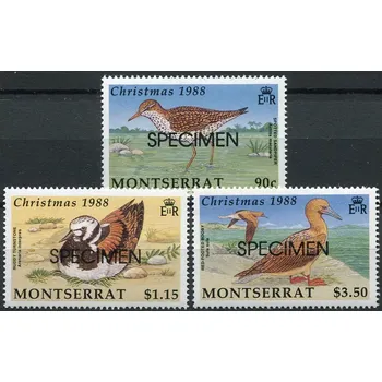 Poštovní známka (1988) MiNr. 731 - 734 ** - Montserrat - Vánoce 1988 "SPECIMEN"