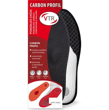Vložka do bot VTR Carbon profil anatomické vložky Velikost: 39