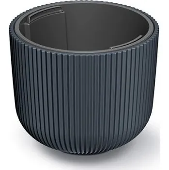 Květináč Květináč MILLA V antracitový, varianta 39,1 cm