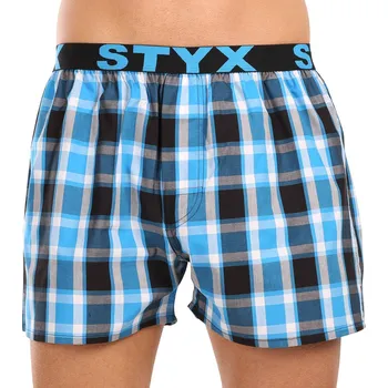 Trenýrky Pánské trenky Styx sportovní guma vícebarevné (B1034) L Možnost vrácení zboží ZDARMA do 120 dnů!