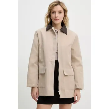 Pánská softshellová bunda Bunda Answear.LAB béžová barva, přechodná 240277.TWK 80X, vel. M