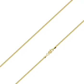 Řetízek Zlatý řetízek ze 14K žlutého zlata s krouceným vzorem Valis
