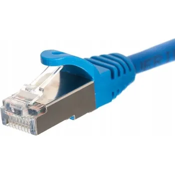 Síťový kabel Patchcord RJ45, Netrack, lisovaná ochrana, kategorie 5e