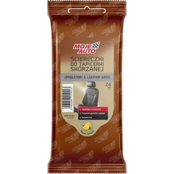 Ubrousky na kožené čalounění 24 ks citronové / Moje Auto MOJE AUTO