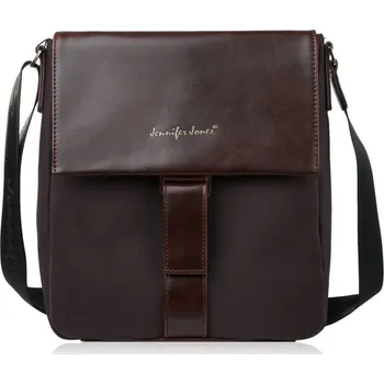 Kabelka Jennifer Jones Dámská elegantní taška přes rameno; tmavě hnědá