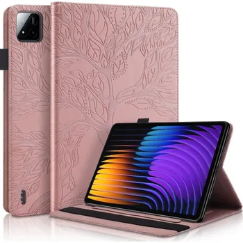 Pouzdro na tablet VSECHNONAMOBIL 103526 ART TREE Zaklápěcí pouzdro pro Xiaomi Pad 7 / Pad 7 Pro růžové