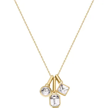 Náhrdelník Brosway Pozlacený náhrdelník s přívěsky Symphonia BYM190 (řetízek, 3x přívěsek) + 2 měsíce na vrácení zboží