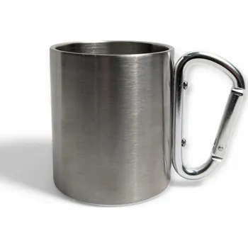 Nerezový hrnek Rinokor 2-vrstvý (180ml)