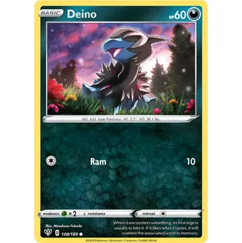 Sběratelská karetní hra Pokémon TCG Deino 108/189