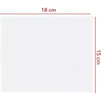 Utěrka Utěrka na brýle z mikrovlákna MF250F bílá 18x15cm