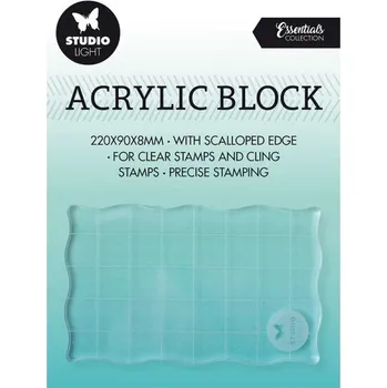 Akrylový blok Studio Light, 5 x 8 cm