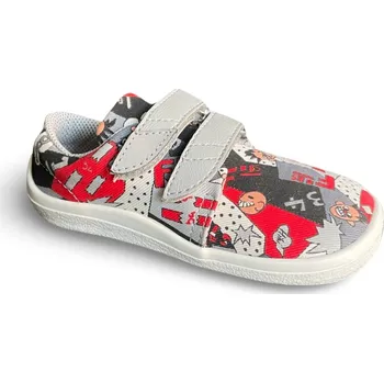 Chlapecké tenisky Beda barefoot plátěnky Comics Velikost: EU 25