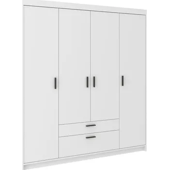 Šatní skříň FALCO Skříň Enja 4D2S bílá