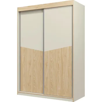 Šatní skříň FALCO skrin-Asim-R2-dub-šedobéžová