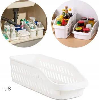 Plastový kuchyňský organizér / zásuvka pod dřez, výsuvný, velikost S