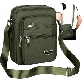 Pánská taštička JING RO15 (Velká pánská taštička přes rameno na doklady, telefon, brýle a další drobnosti)