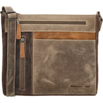 Kožená kabelka přes rameno – Himalaya – Hide & Stitches - hnědá