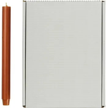 Svíčka Svíčka Broste kulatá dlouhá 2,6cm - terakota