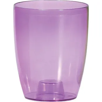 Květináč Plastový květináč na orchidej COUBIS ORCHID transparentní fialový, varianta 13 cm