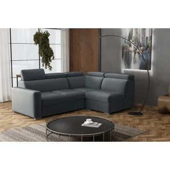 Sedací souprava Sedací souprava Petrit VII pravá Paros tmavě šedá